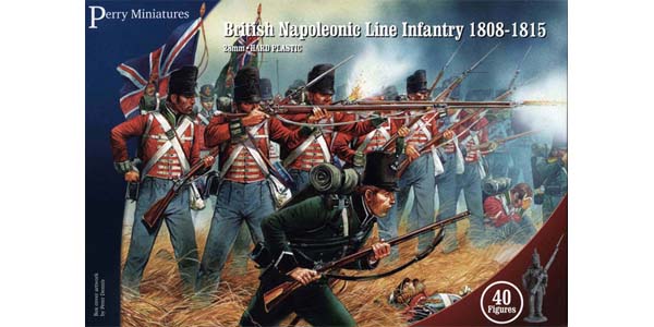 Figurines British Napoleonic Line Infantry 1808-1815