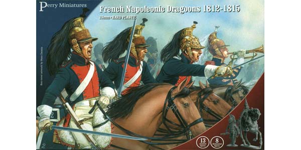 Figurines French Napoleonic Dragoons 1812-1815