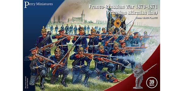Figurines Prussian Infantry skirmishing line