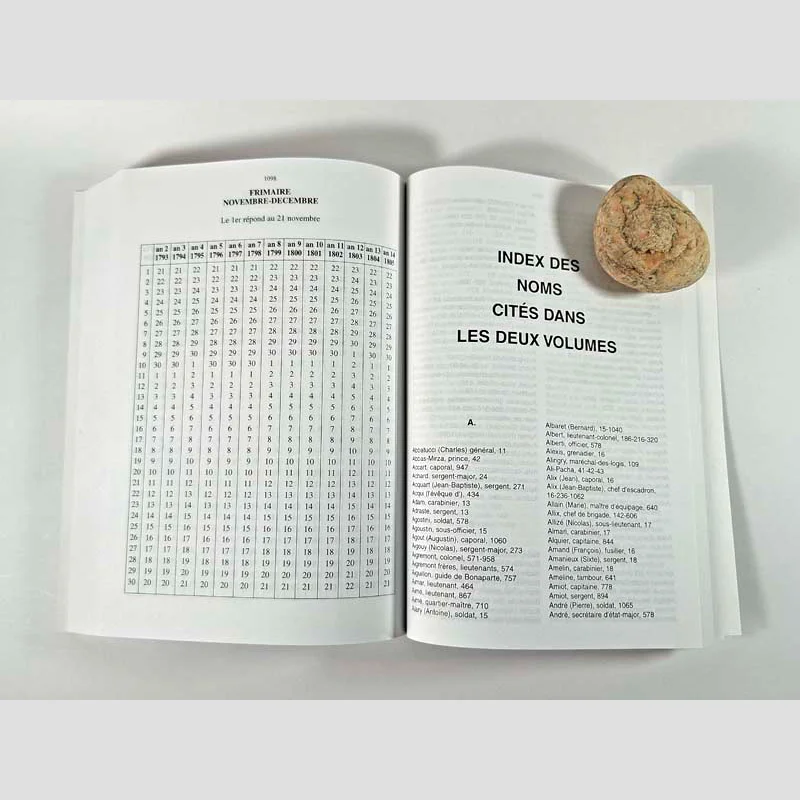 Pages 1098 et 1099 du livre Dictionnaire des braves de Napoléon