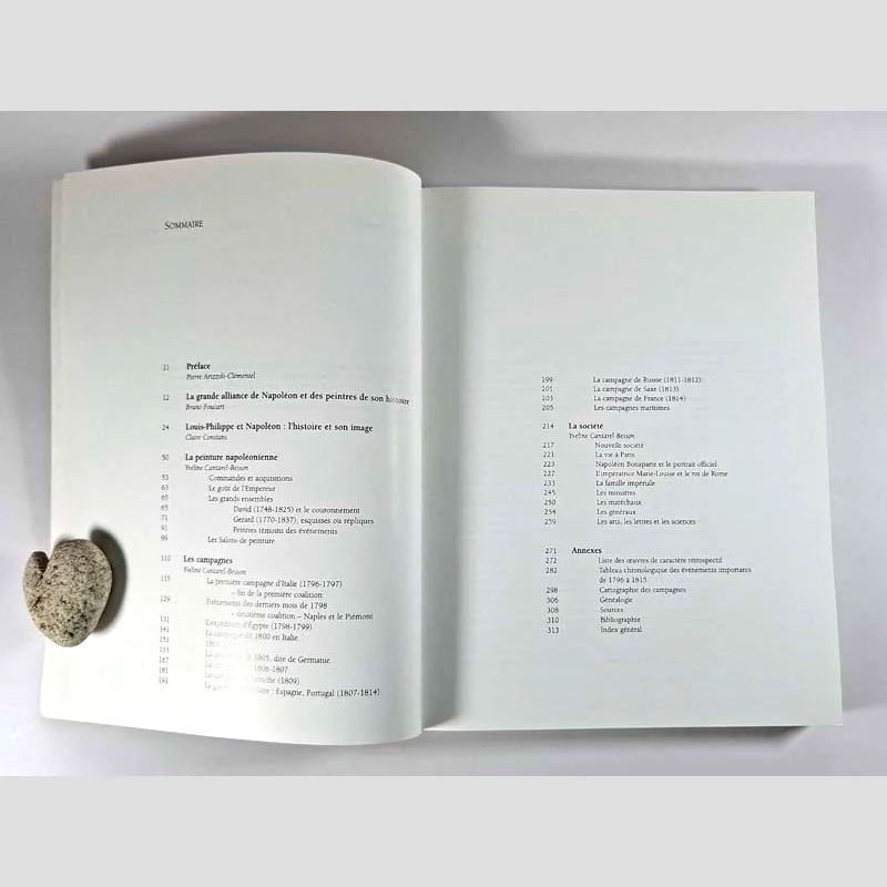Sommaire du livre Napoléon - Images et histoire