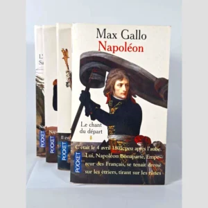 Couvertures des quatre tomes du livre Napoléon de Max Gallo