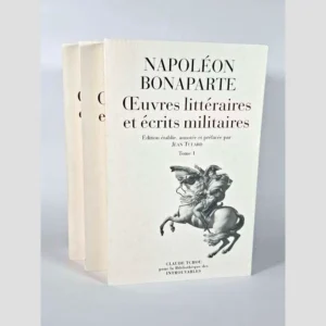 Couverture du livre Napoléon Bonaparte - Œuvres littéraires et écrits militaires
