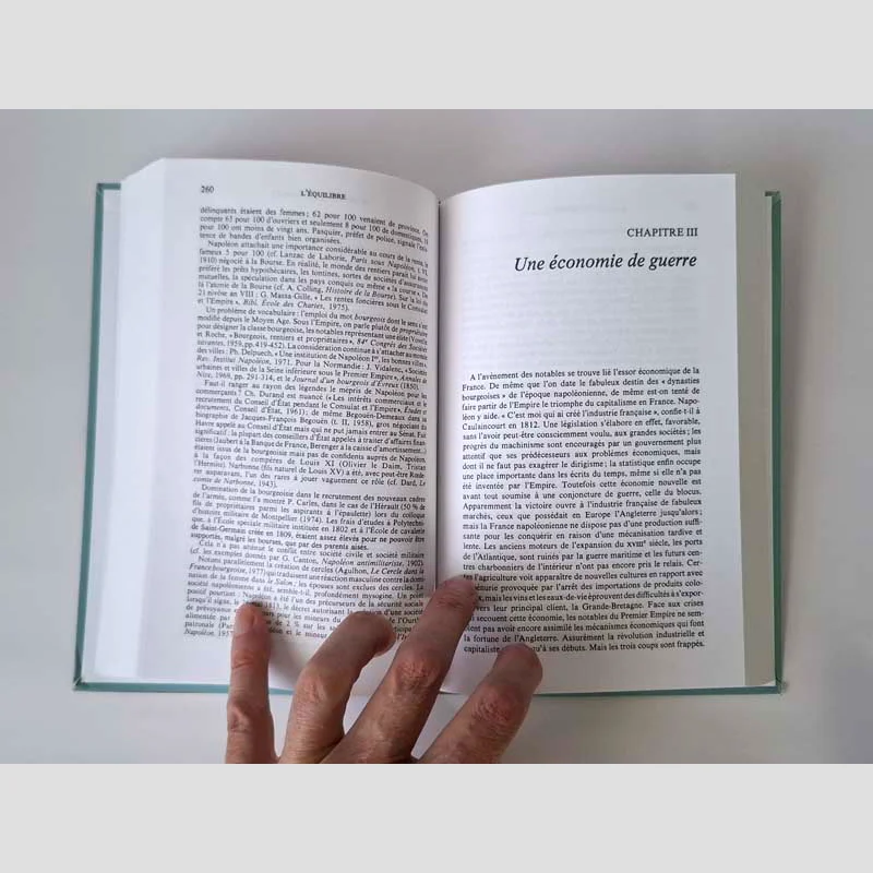 Pages 260 et 261 du livre Napoléon de Jean Tulard