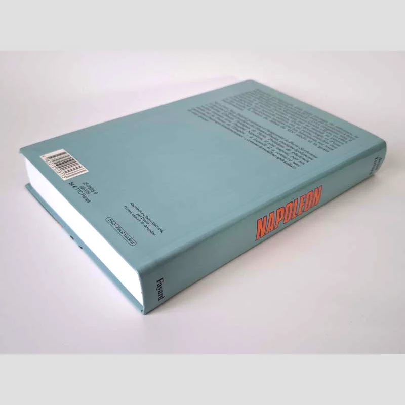 Vue d'ensemble de la quatrième de couverture et de la tranche inférieure du livre Napoléon par Jean Tulard