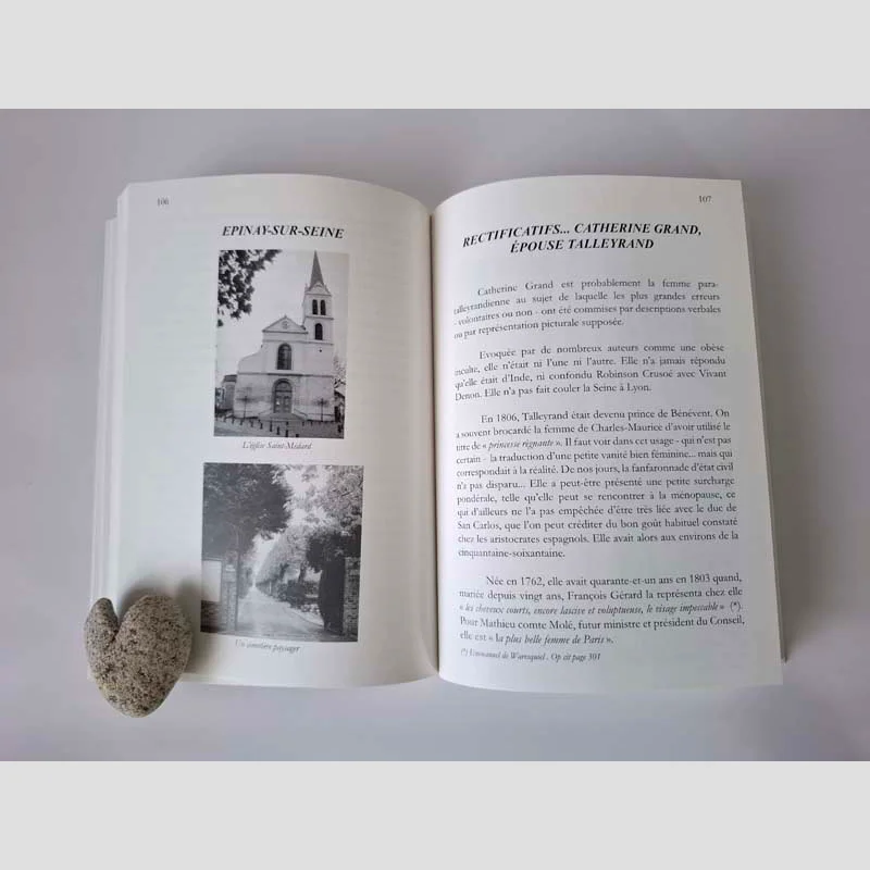 Pages 106 et 107 du livre Talleyrand - Souvenirs actuels ... par le Docteur Guy Rérolle