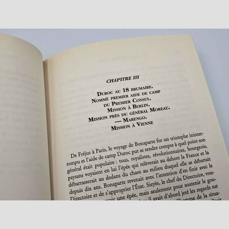 Chapitre III du livre Duroc (1772-1813) de Jean de la Tour