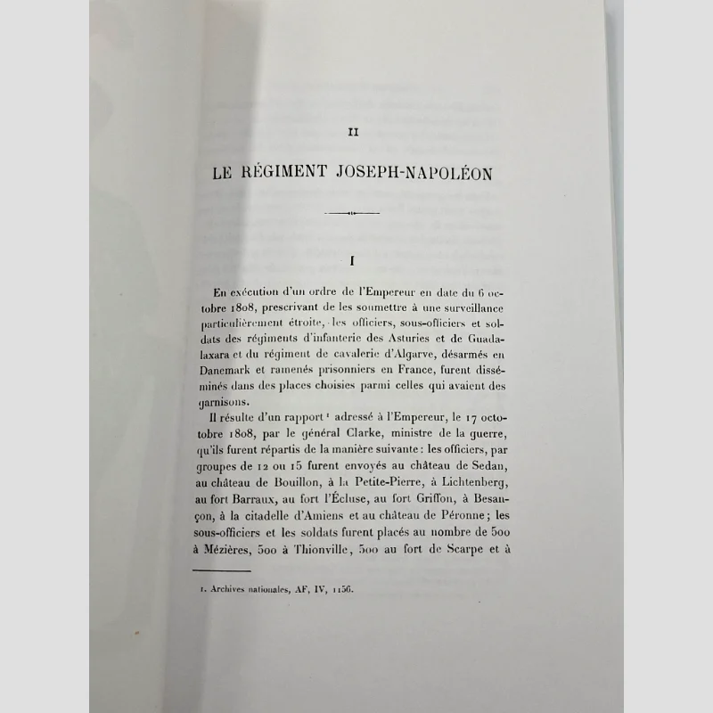 Chapitre II du livre Les Espagnols à la Grande Armée de Paul Boppe