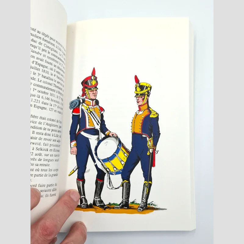 Planche n°5 du livre Histoire des troupes suisses au service de France de H. de Schaller