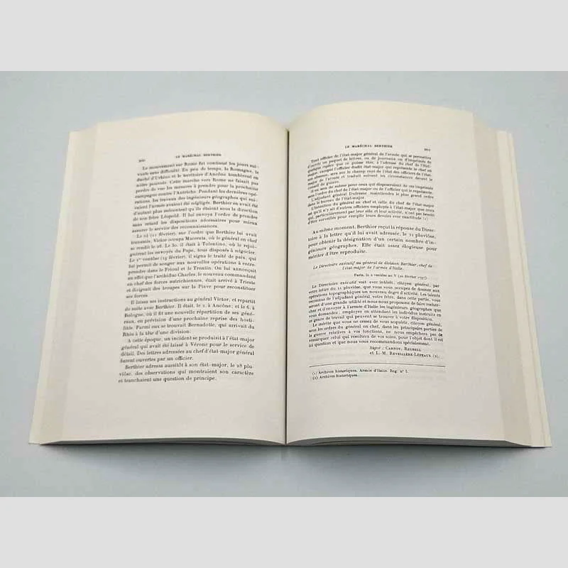 Pages 200 et 201 du tome I du livre Le maréchal Berthier - Prince de Wagram et de Neuchatel de Victor-Bernard Derrécagaix