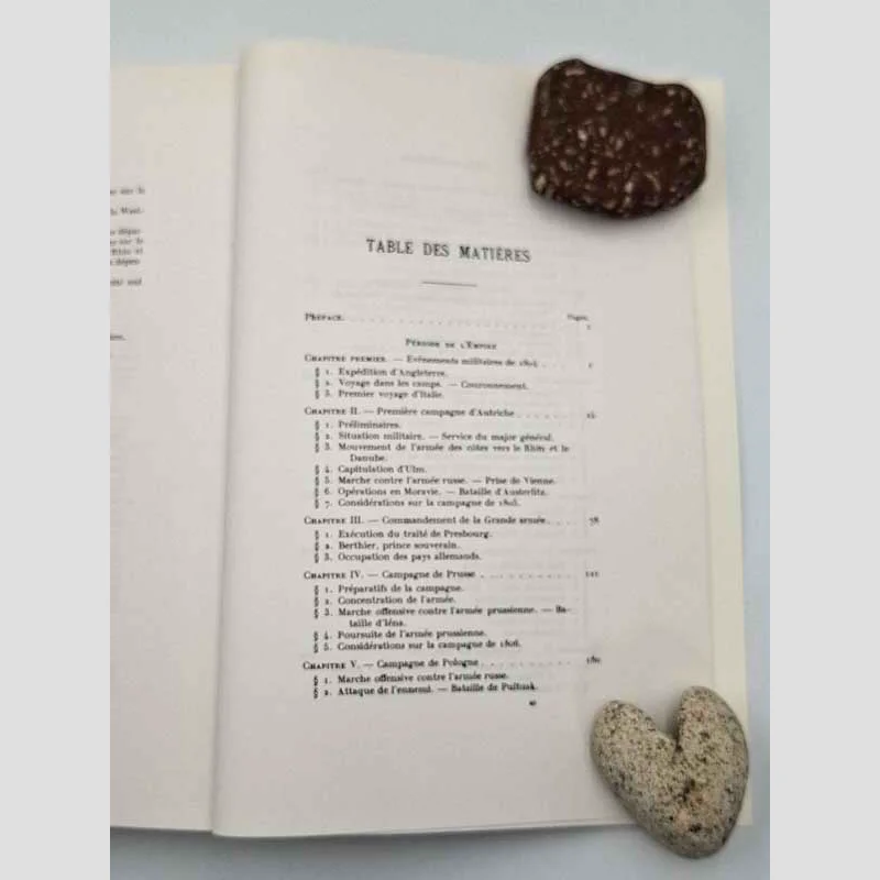 Table des matières du deuxième tome (1) du livre Le maréchal Berthier - Prince de Wagram et de Neuchatel de Victor-Bernard Derrécagaix