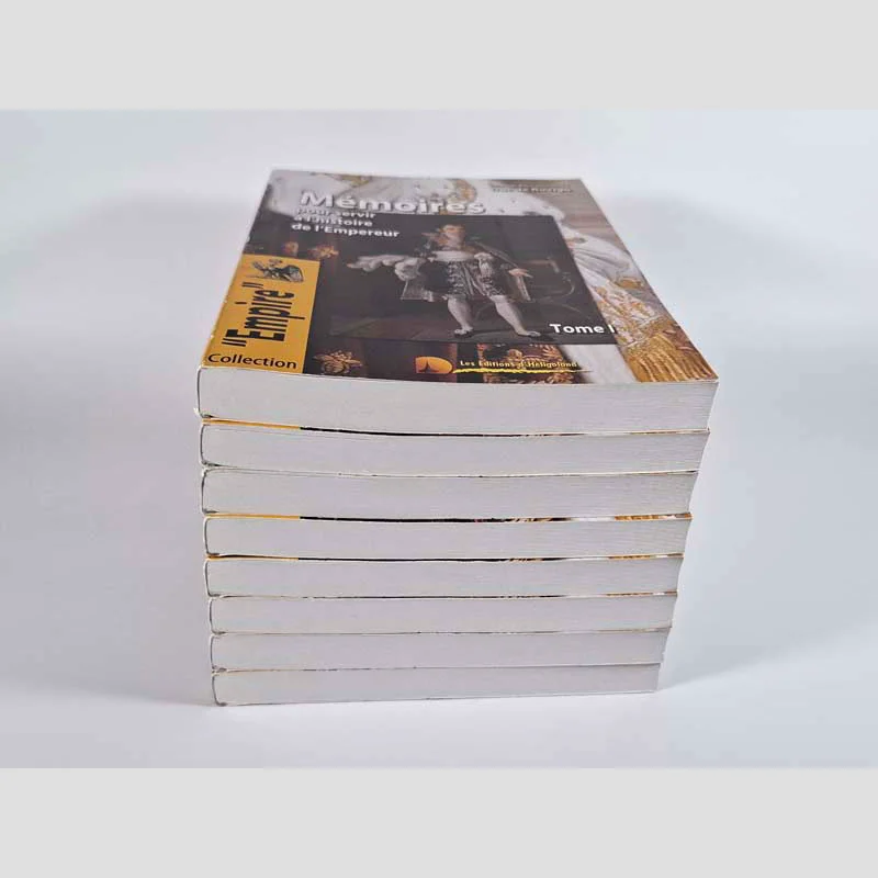 Tranches de queue du livre Les Mémoires du Duc de Rovigo en 8 volumes