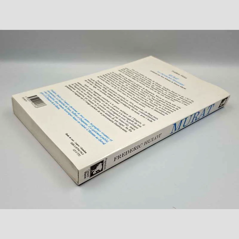 Vue de trois-quarts dos du livre Murat de Frédéric Hulot