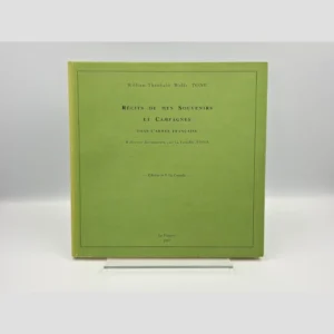 Couverture du livre Récits de mes souvenirs et campagnes dans l'armée française - William Theobald Wolfe TONE