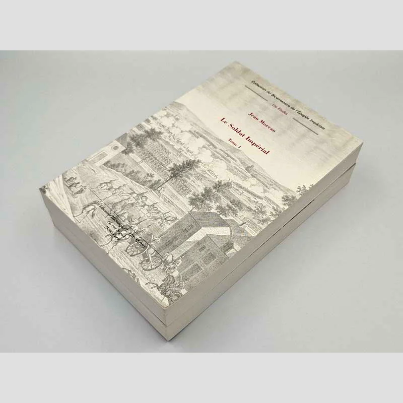 Tranches de queue, gouttières et couverture du livre Le Soldat Impérial de Jean Morvan